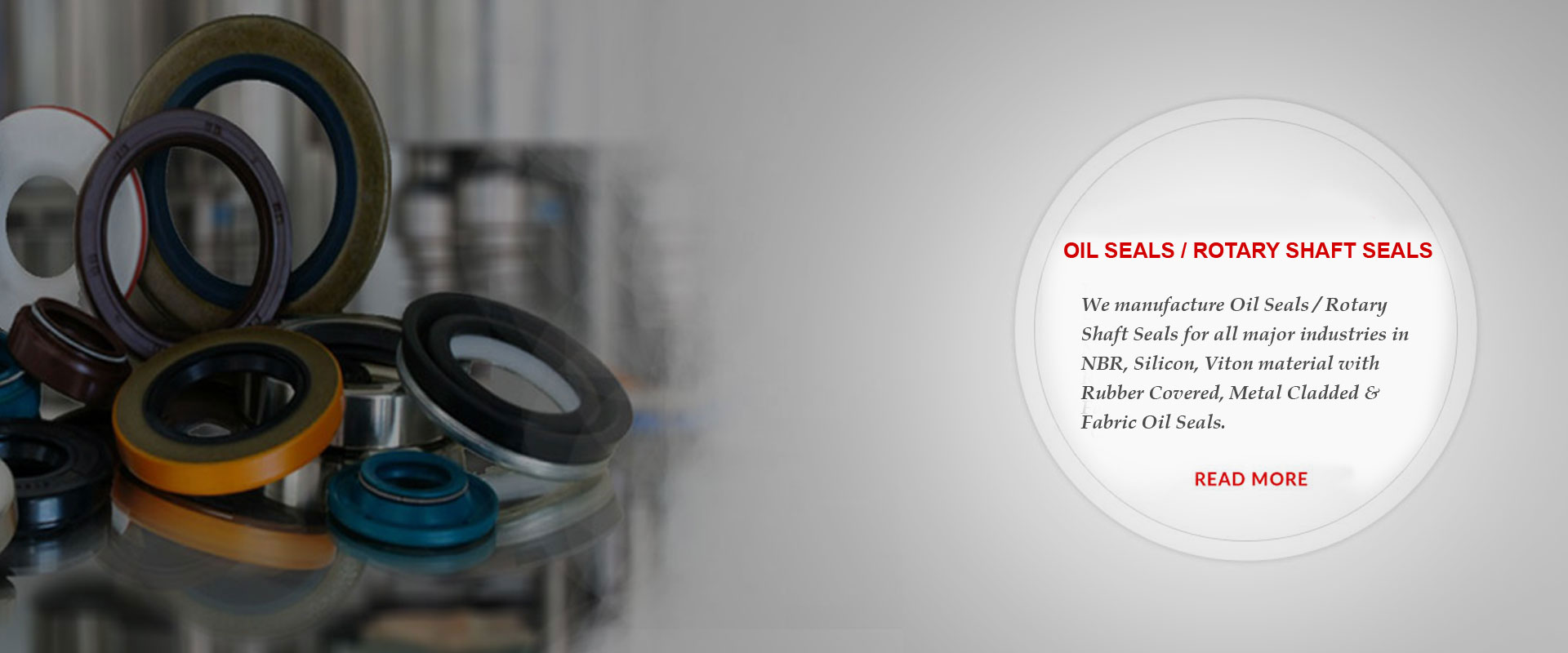 Oil Seals / Rotary Shaft Seals - We offer extensive range of standard Rotary Shaft Seals in different profiles<br width=