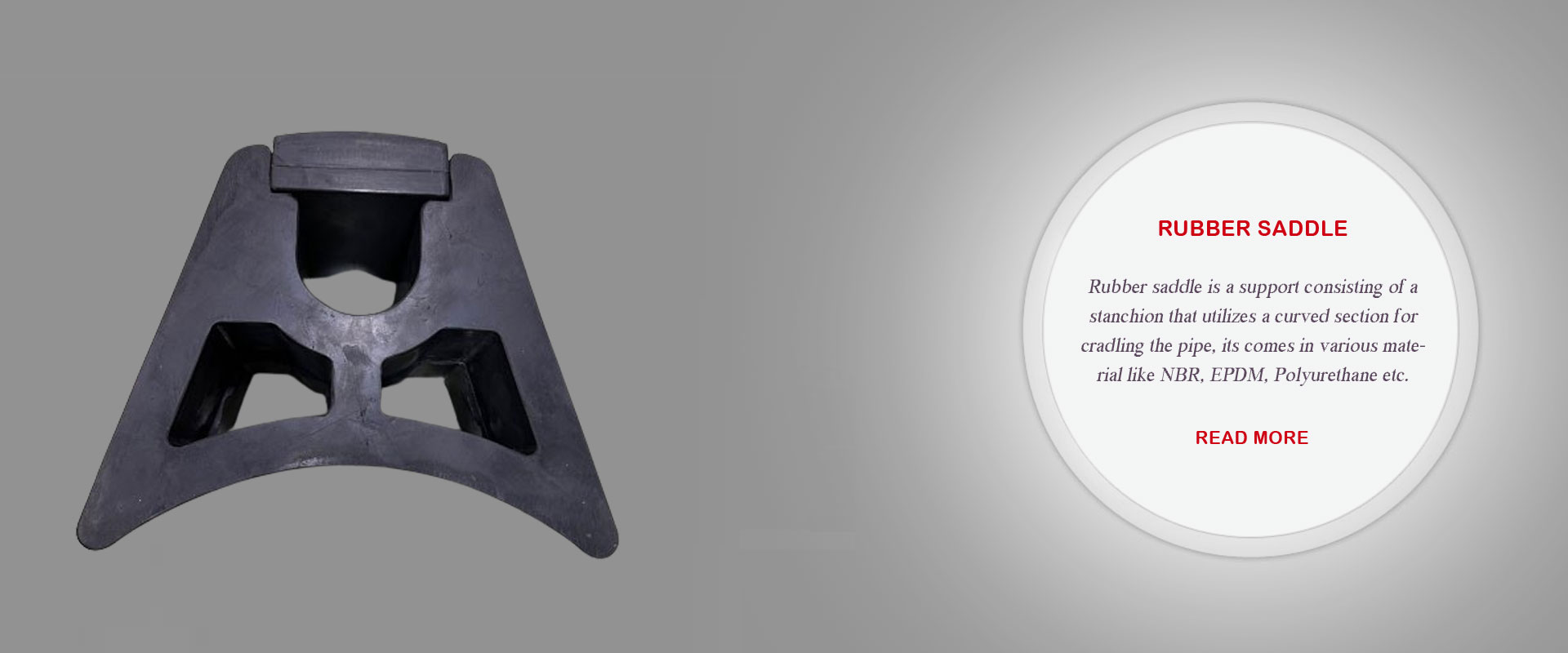 Rubber Saddle - We offer extensive range of Customized Rubber Saddle.